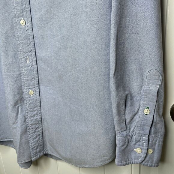 Vintage Tommy Hilfiger Chambray Full Button Down Denim Shirt Men's Size Medium M - Picture 6 of 11